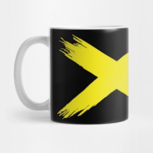 X yellow Mug